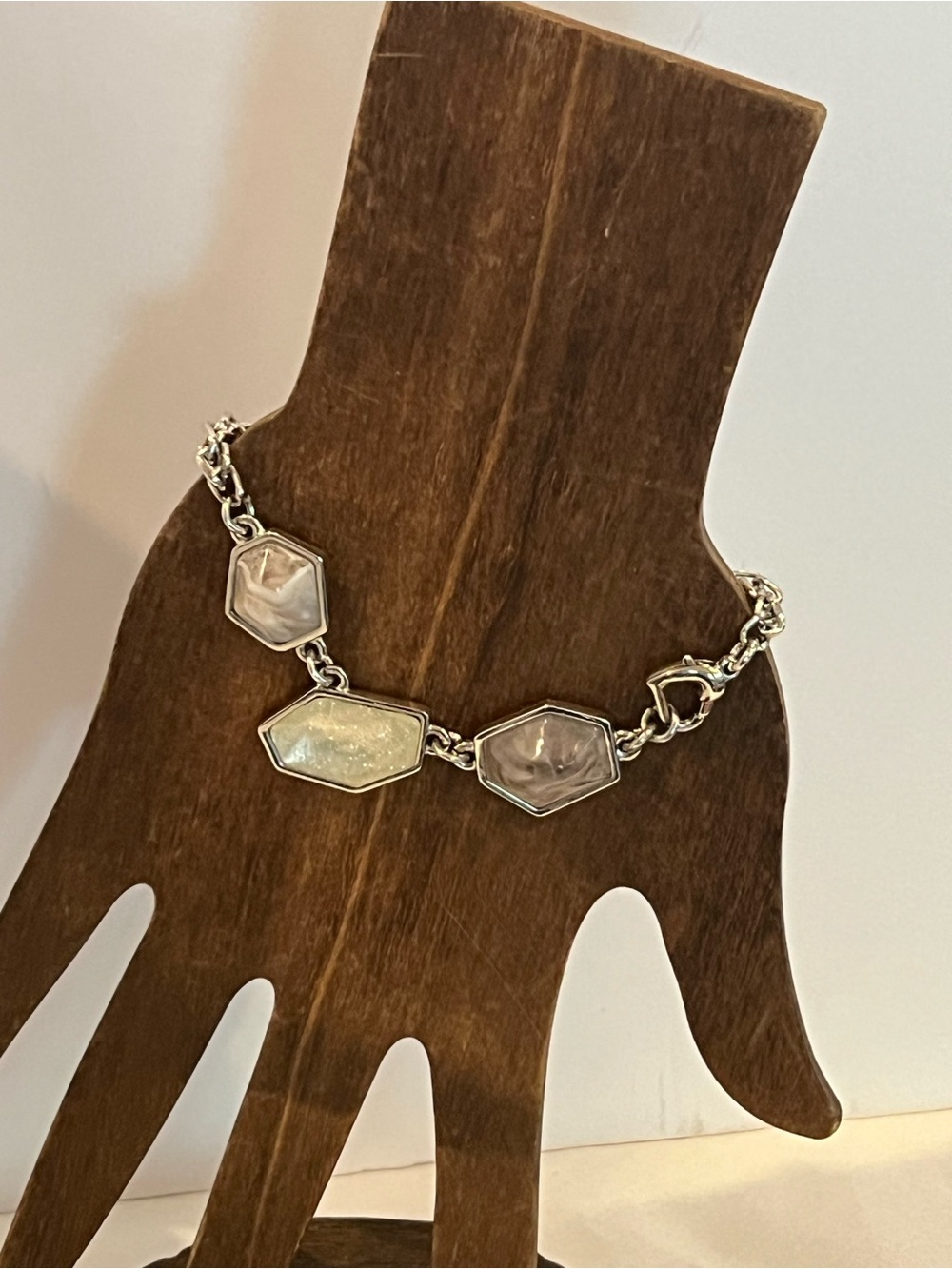 Geometric Glass Bracelet